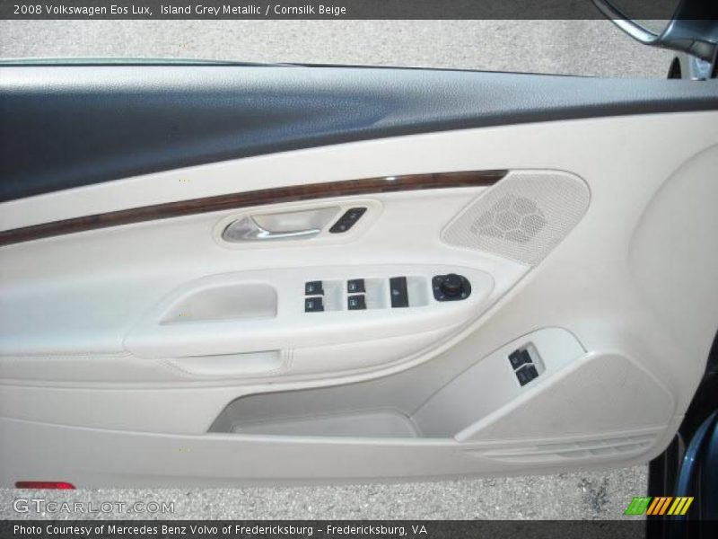 Island Grey Metallic / Cornsilk Beige 2008 Volkswagen Eos Lux