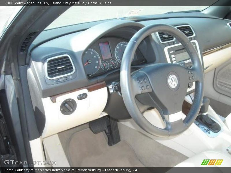 Island Grey Metallic / Cornsilk Beige 2008 Volkswagen Eos Lux