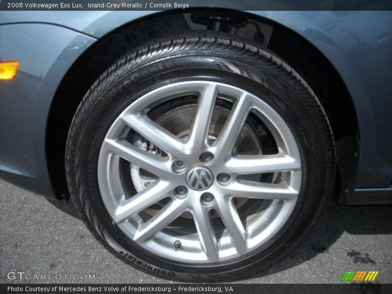 Island Grey Metallic / Cornsilk Beige 2008 Volkswagen Eos Lux