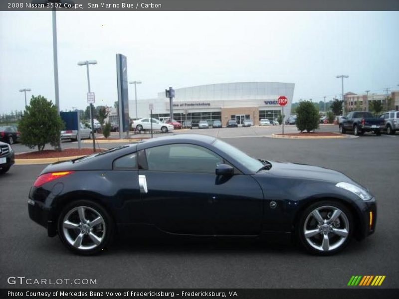 San Marino Blue / Carbon 2008 Nissan 350Z Coupe