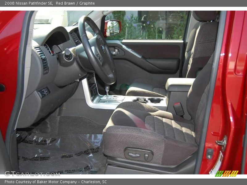 Red Brawn / Graphite 2008 Nissan Pathfinder SE