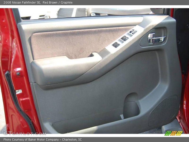 Red Brawn / Graphite 2008 Nissan Pathfinder SE