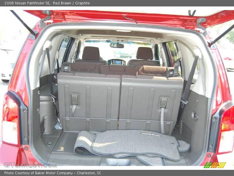 Red Brawn / Graphite 2008 Nissan Pathfinder SE