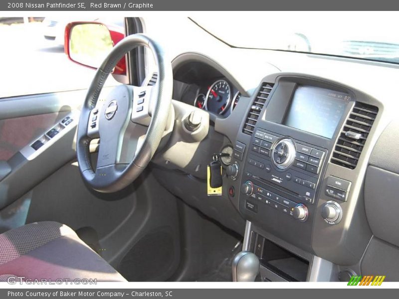 Red Brawn / Graphite 2008 Nissan Pathfinder SE