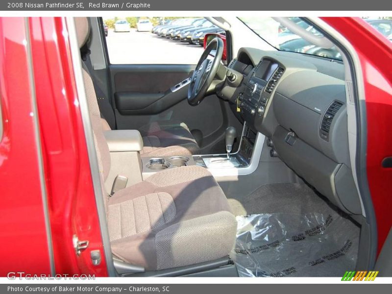 Red Brawn / Graphite 2008 Nissan Pathfinder SE