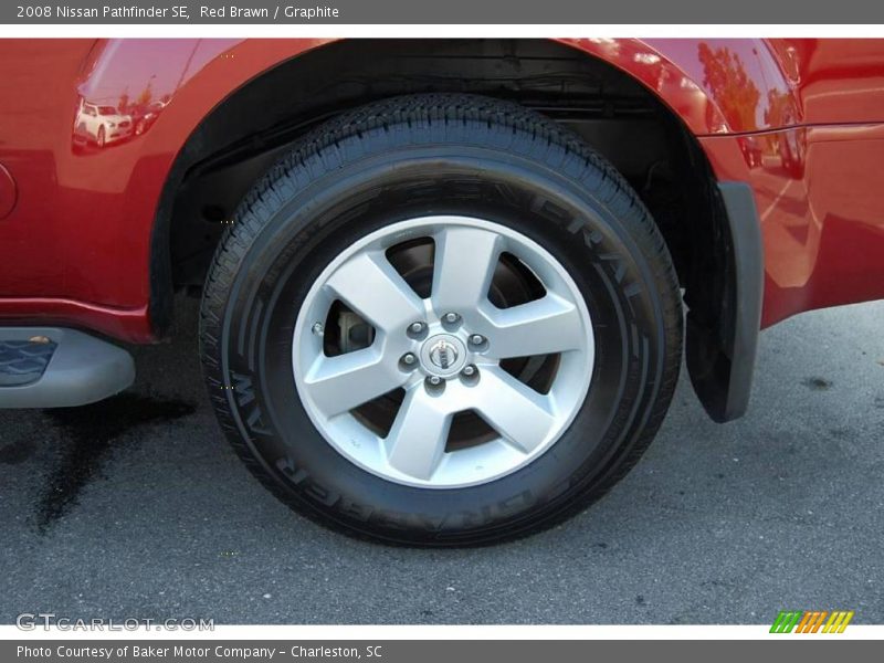 Red Brawn / Graphite 2008 Nissan Pathfinder SE