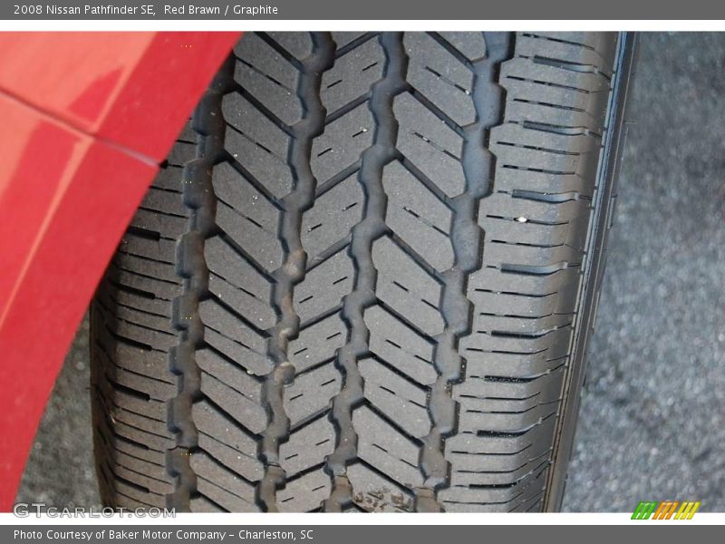 Red Brawn / Graphite 2008 Nissan Pathfinder SE