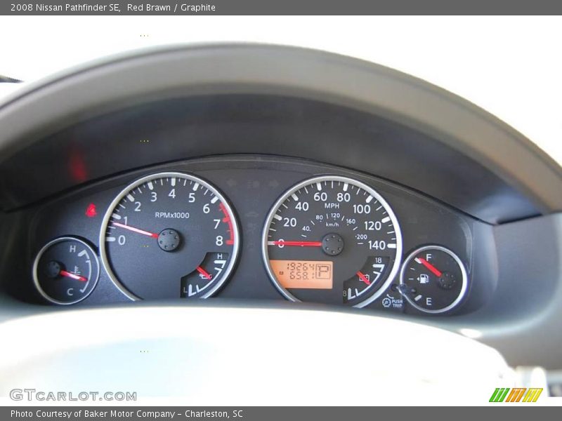 Red Brawn / Graphite 2008 Nissan Pathfinder SE