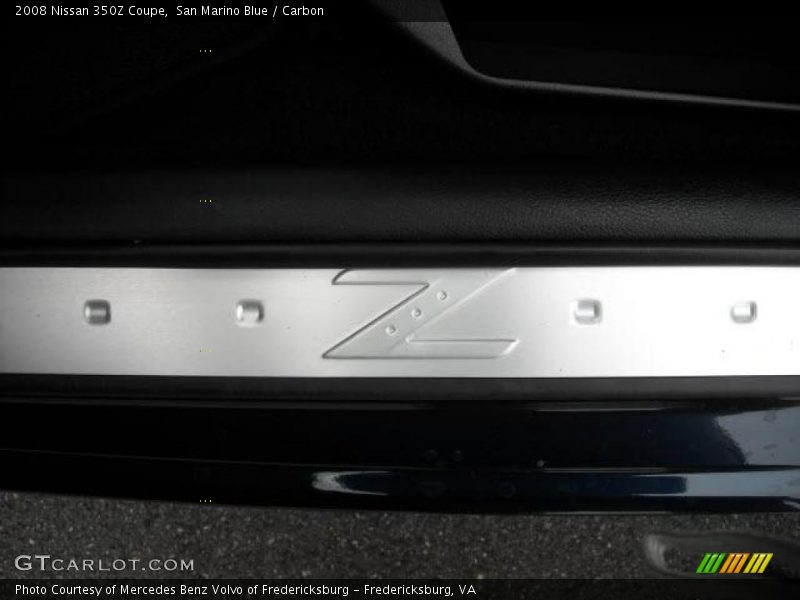San Marino Blue / Carbon 2008 Nissan 350Z Coupe