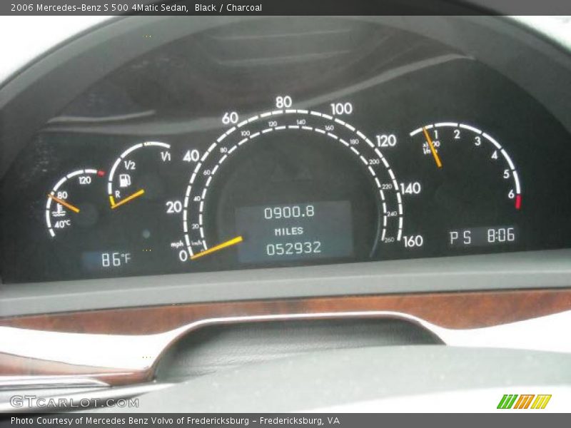 Black / Charcoal 2006 Mercedes-Benz S 500 4Matic Sedan