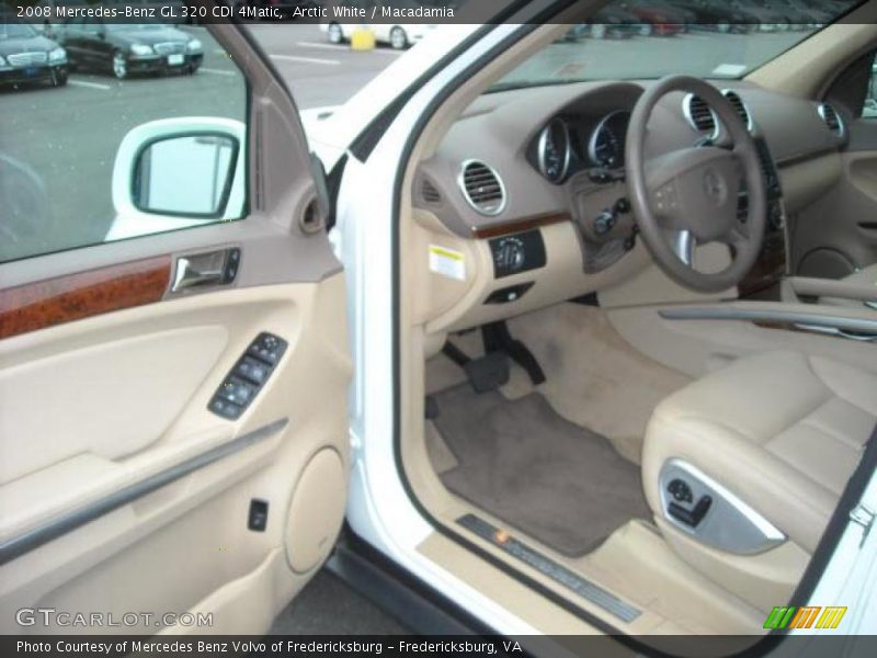 Arctic White / Macadamia 2008 Mercedes-Benz GL 320 CDI 4Matic