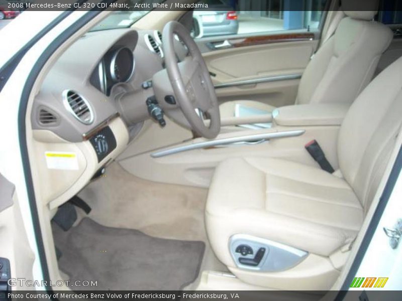 Arctic White / Macadamia 2008 Mercedes-Benz GL 320 CDI 4Matic