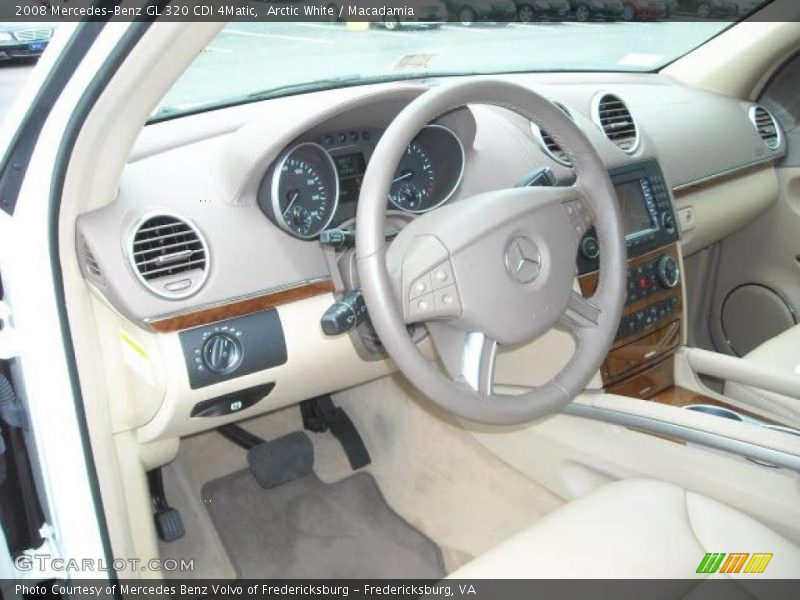 Arctic White / Macadamia 2008 Mercedes-Benz GL 320 CDI 4Matic