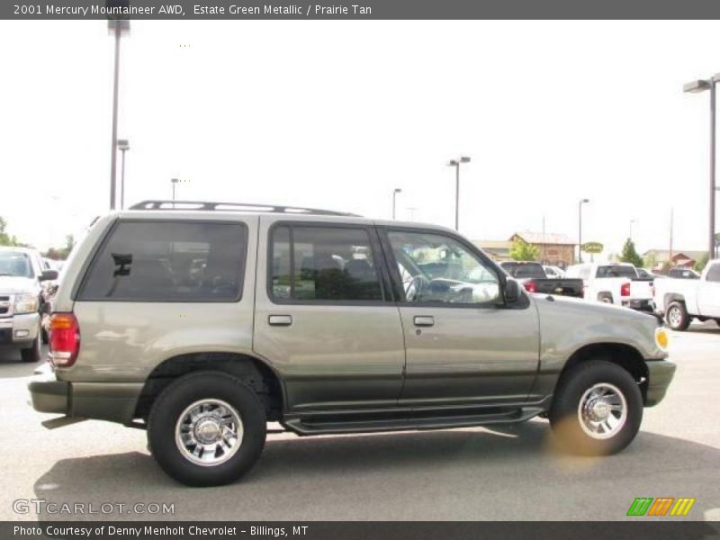Estate Green Metallic / Prairie Tan 2001 Mercury Mountaineer AWD