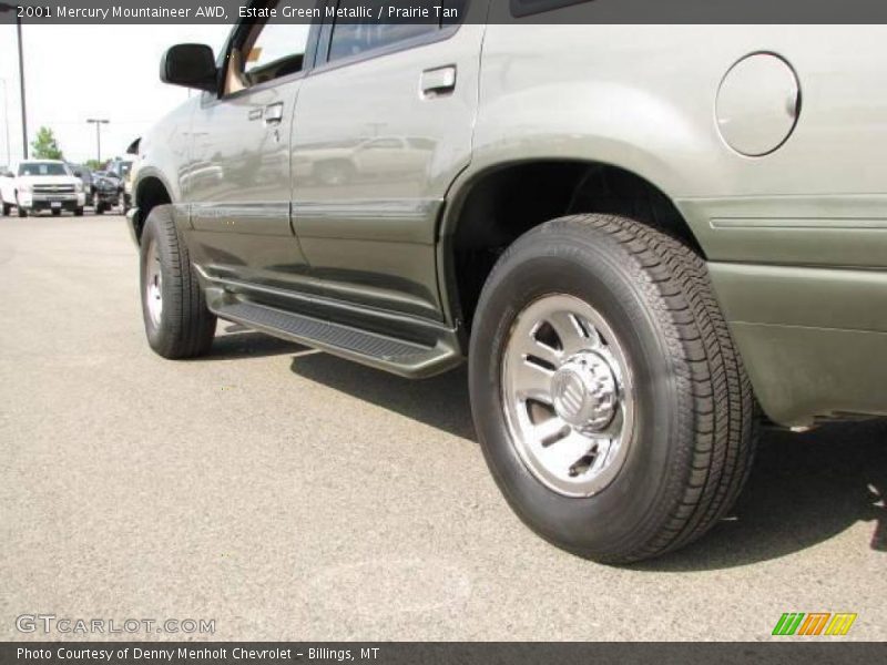 Estate Green Metallic / Prairie Tan 2001 Mercury Mountaineer AWD