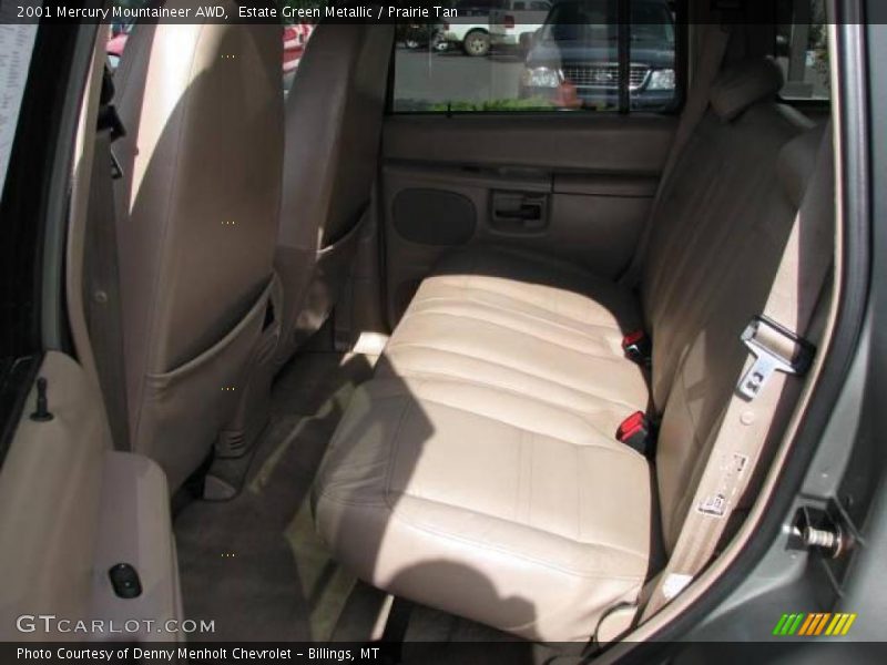 Estate Green Metallic / Prairie Tan 2001 Mercury Mountaineer AWD