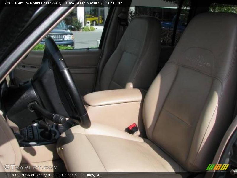 Estate Green Metallic / Prairie Tan 2001 Mercury Mountaineer AWD