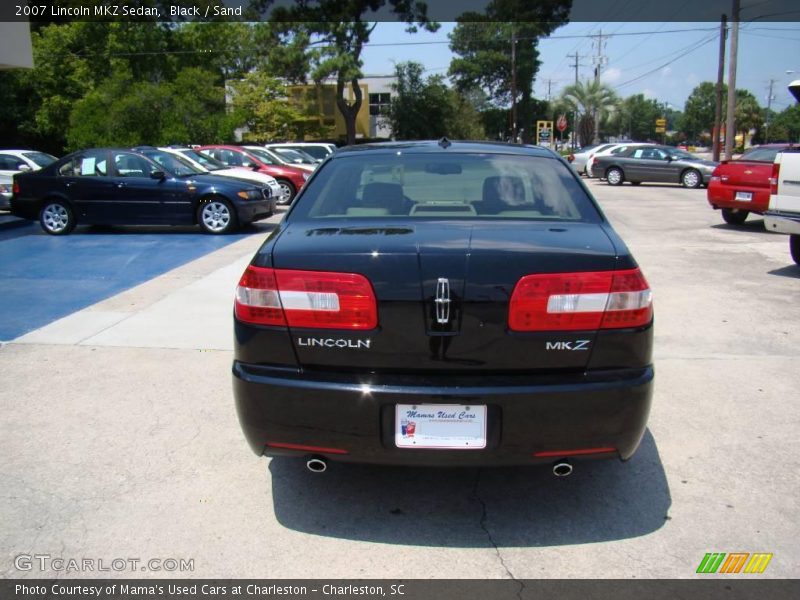 Black / Sand 2007 Lincoln MKZ Sedan