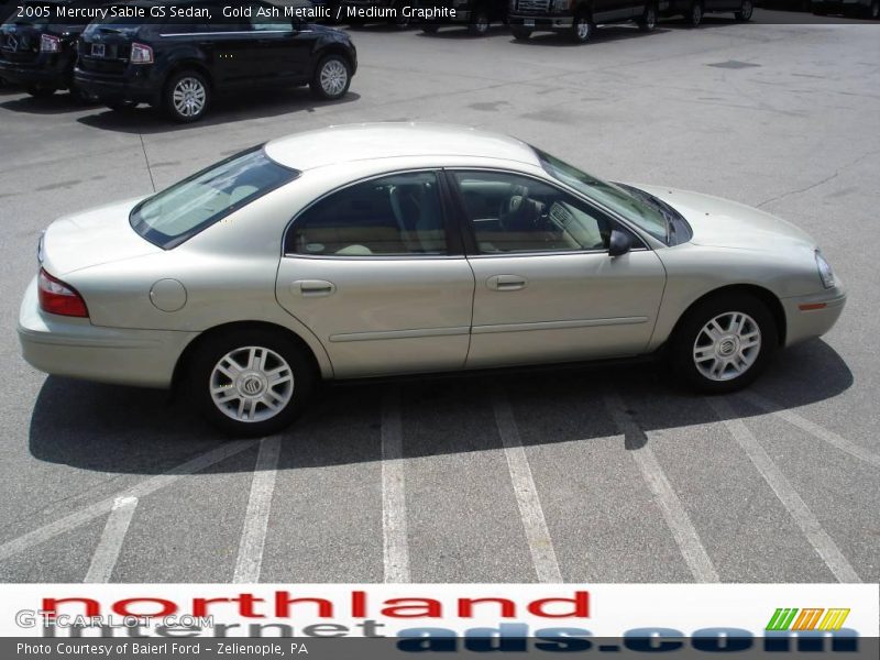Gold Ash Metallic / Medium Graphite 2005 Mercury Sable GS Sedan