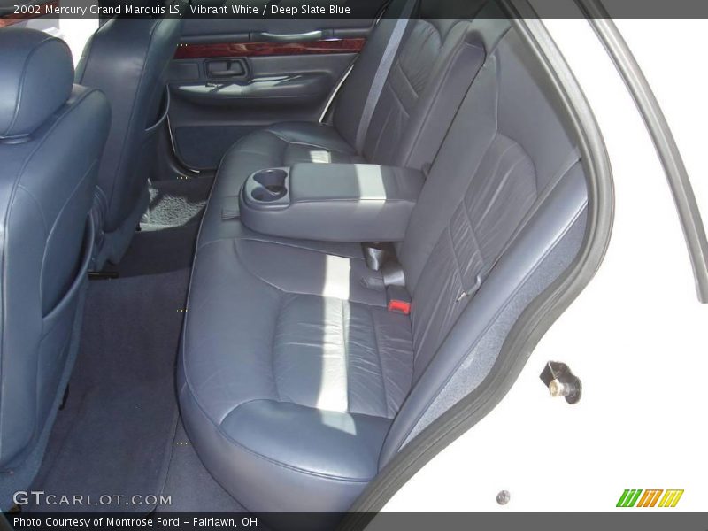 Vibrant White / Deep Slate Blue 2002 Mercury Grand Marquis LS