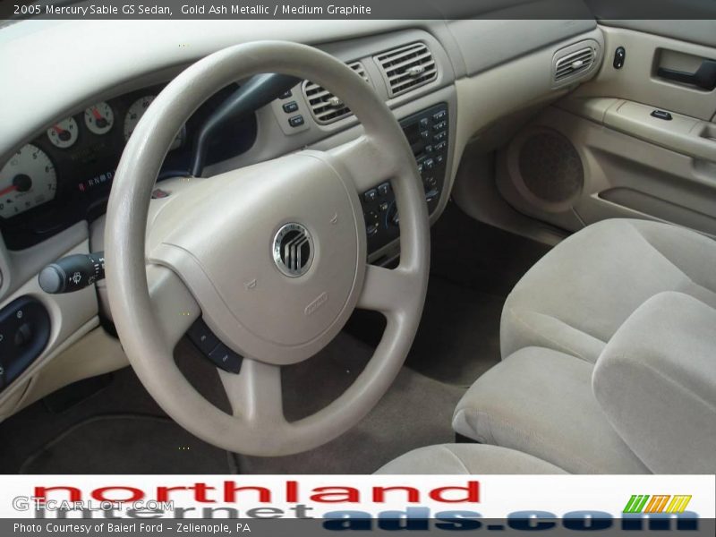 Gold Ash Metallic / Medium Graphite 2005 Mercury Sable GS Sedan