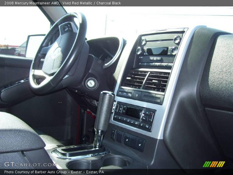 Vivid Red Metallic / Charcoal Black 2008 Mercury Mountaineer AWD