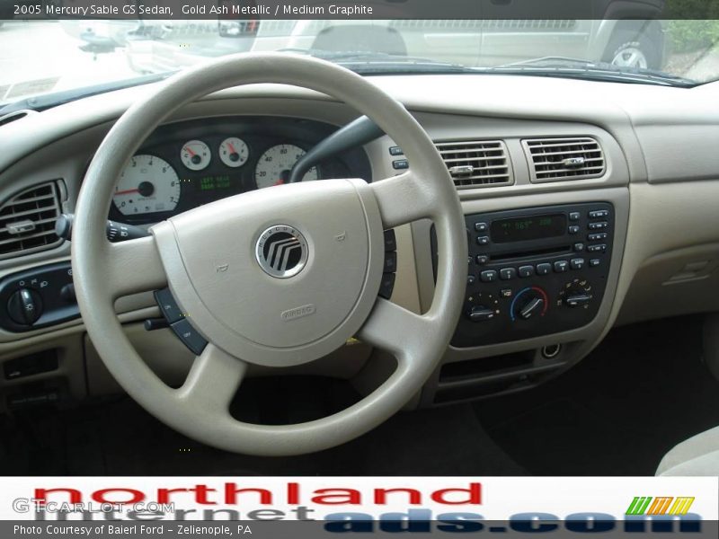 Gold Ash Metallic / Medium Graphite 2005 Mercury Sable GS Sedan