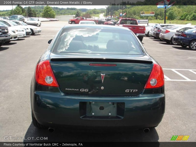 Emerald Green Metallic / Ebony 2006 Pontiac G6 GTP Sedan