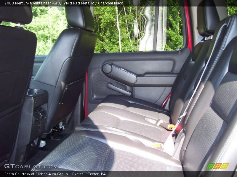 Vivid Red Metallic / Charcoal Black 2008 Mercury Mountaineer AWD