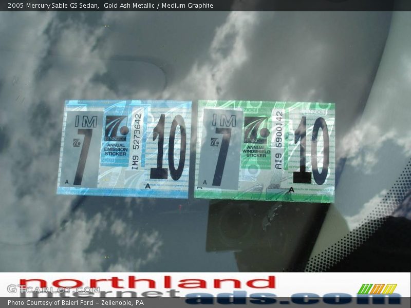 Gold Ash Metallic / Medium Graphite 2005 Mercury Sable GS Sedan