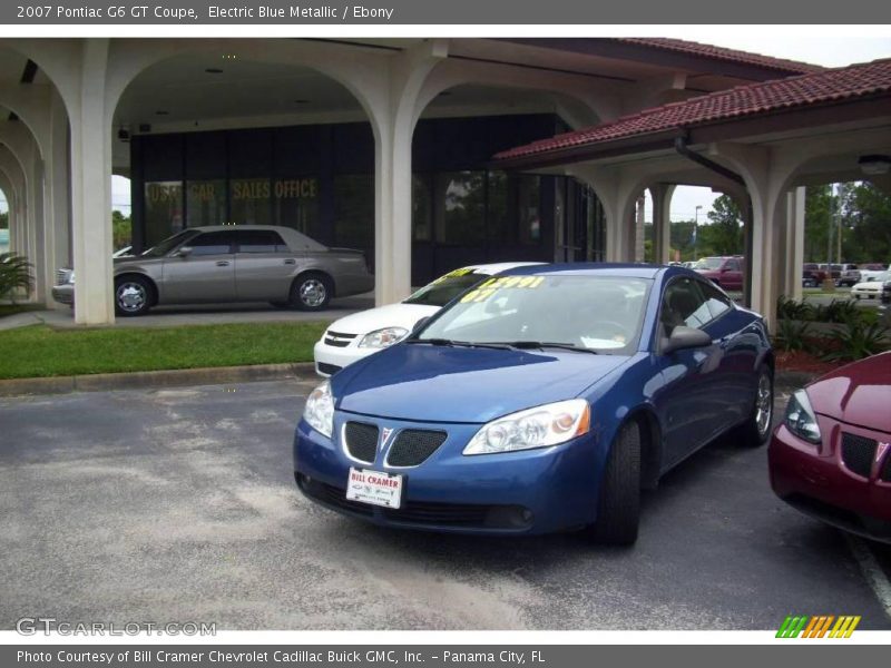 Electric Blue Metallic / Ebony 2007 Pontiac G6 GT Coupe