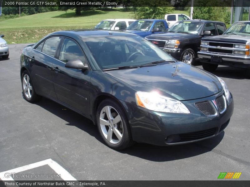 Emerald Green Metallic / Ebony 2006 Pontiac G6 GTP Sedan