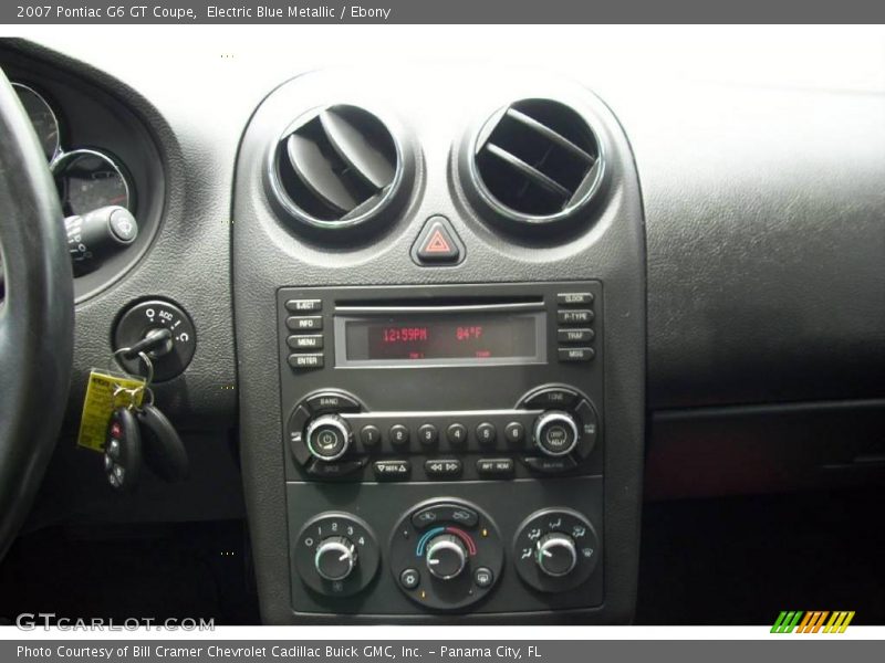 Electric Blue Metallic / Ebony 2007 Pontiac G6 GT Coupe