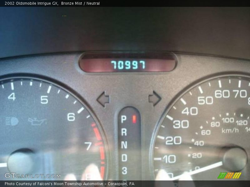 Bronze Mist / Neutral 2002 Oldsmobile Intrigue GX