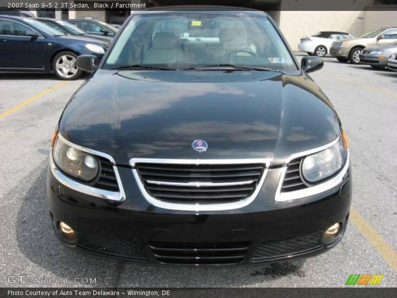 Black / Parchment 2007 Saab 9-5 2.3T Sedan