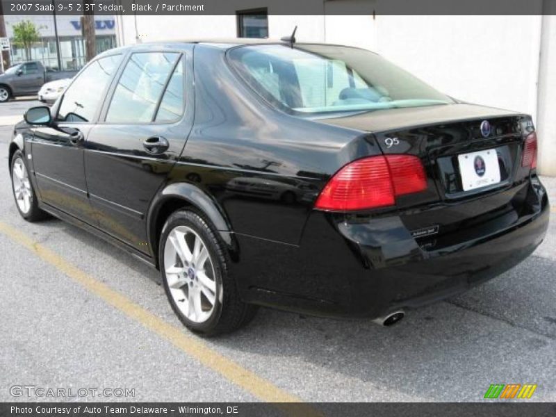Black / Parchment 2007 Saab 9-5 2.3T Sedan