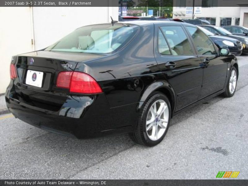 Black / Parchment 2007 Saab 9-5 2.3T Sedan