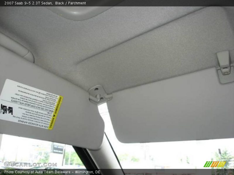 Black / Parchment 2007 Saab 9-5 2.3T Sedan