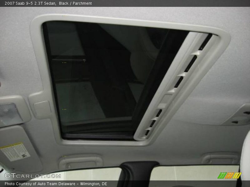 Black / Parchment 2007 Saab 9-5 2.3T Sedan