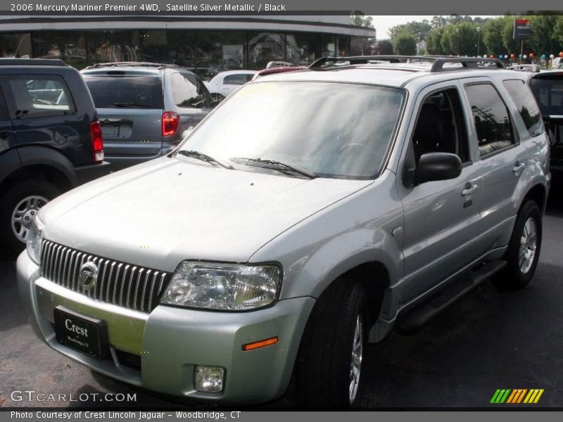 Satellite Silver Metallic / Black 2006 Mercury Mariner Premier 4WD