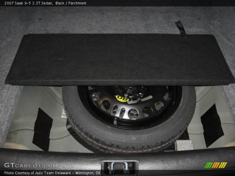 Black / Parchment 2007 Saab 9-5 2.3T Sedan