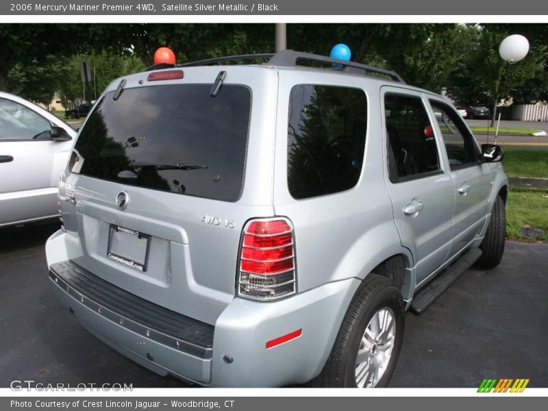 Satellite Silver Metallic / Black 2006 Mercury Mariner Premier 4WD