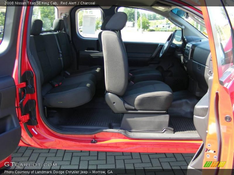 Red Alert / Charcoal 2008 Nissan Titan SE King Cab
