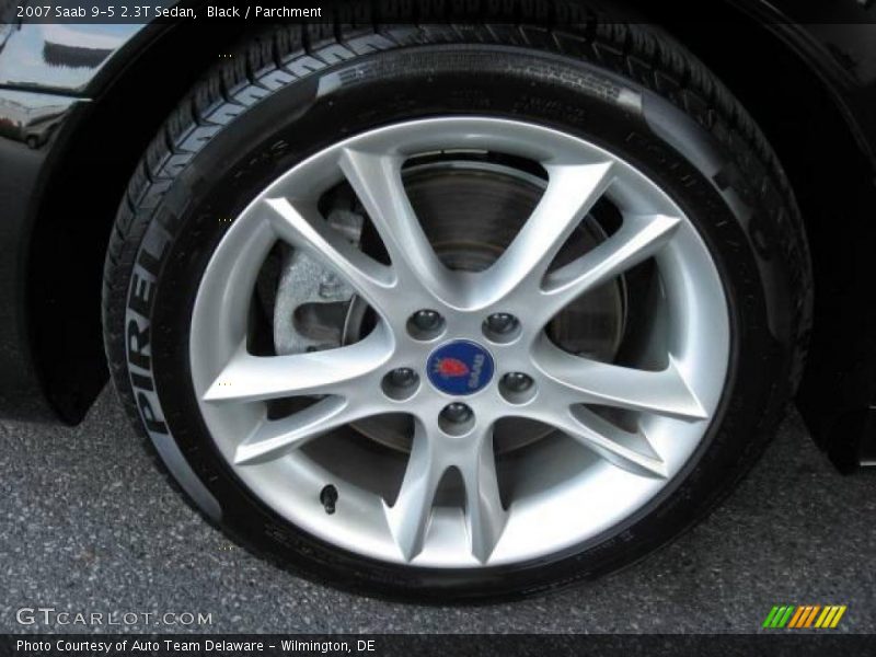 Black / Parchment 2007 Saab 9-5 2.3T Sedan