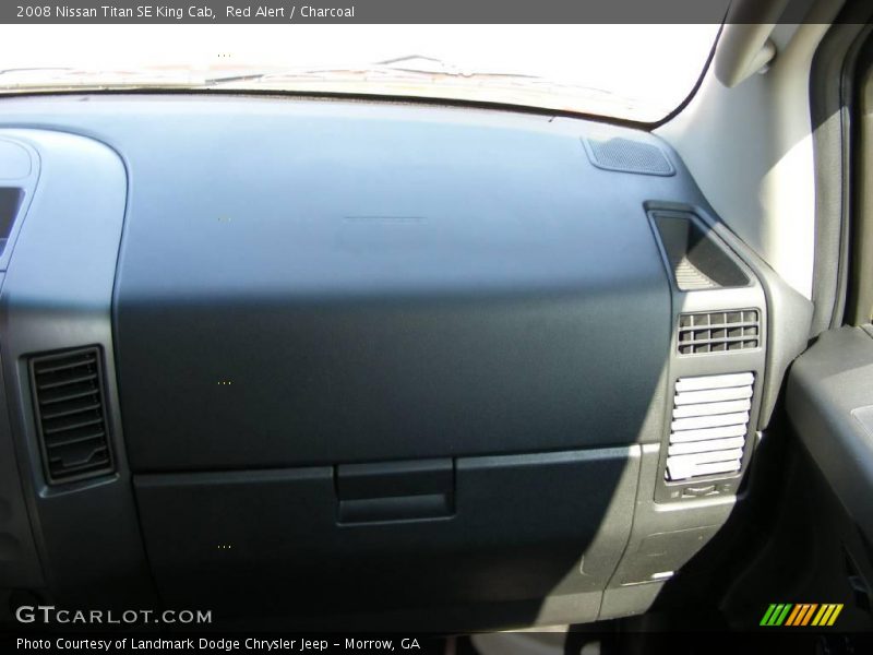 Red Alert / Charcoal 2008 Nissan Titan SE King Cab