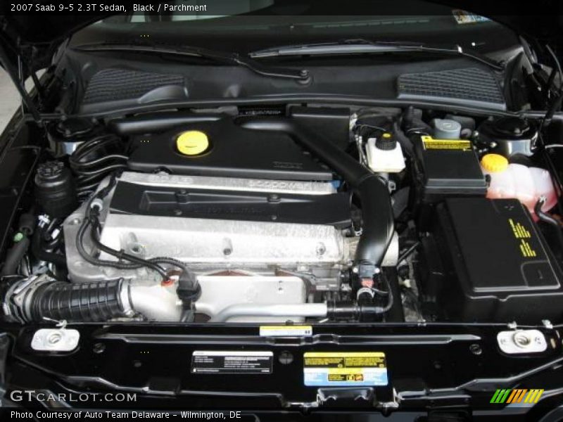 Black / Parchment 2007 Saab 9-5 2.3T Sedan