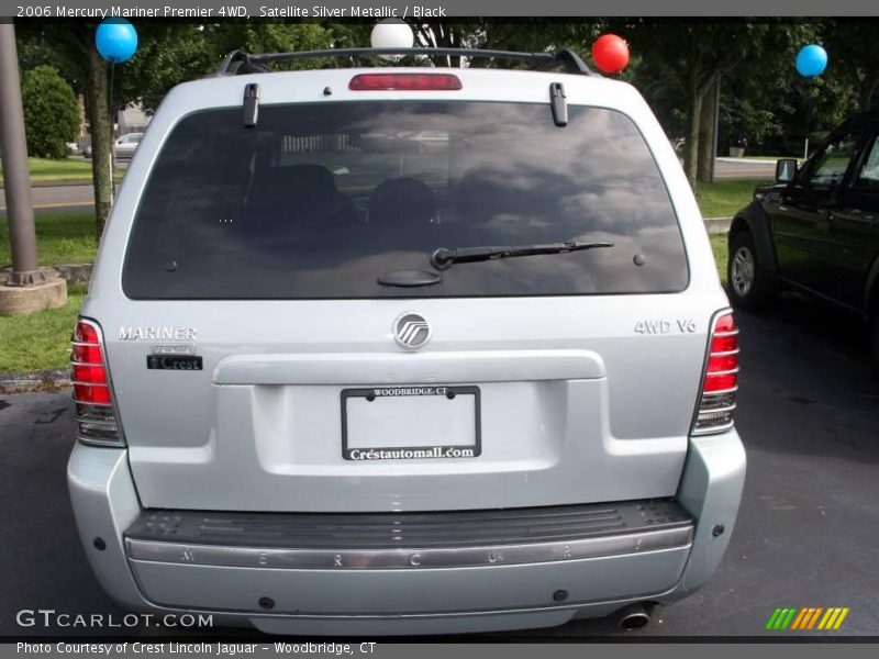 Satellite Silver Metallic / Black 2006 Mercury Mariner Premier 4WD