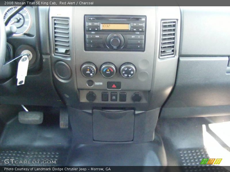 Red Alert / Charcoal 2008 Nissan Titan SE King Cab