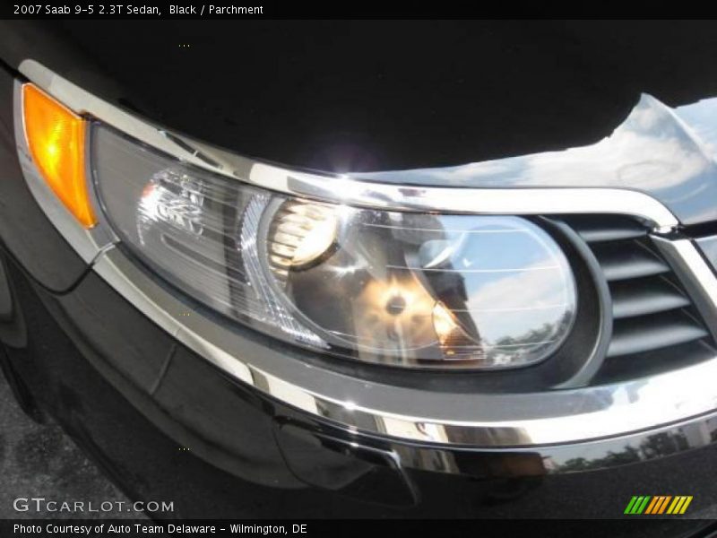 Black / Parchment 2007 Saab 9-5 2.3T Sedan