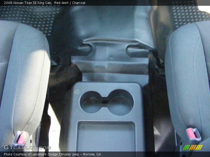 Red Alert / Charcoal 2008 Nissan Titan SE King Cab